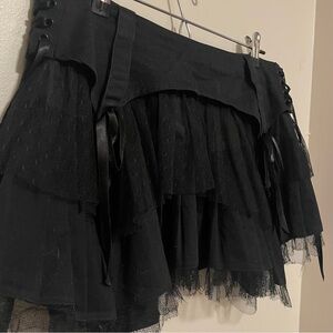 Hell Bunny Gothic Mini Skirt